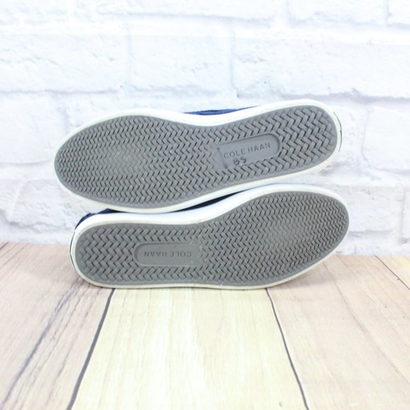 Cole Haan Nantucket Blue Velvet Slip-on Driving Loafers Flat Shoes Size 6.5 B - Picture 9 of 9